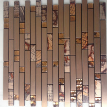 Tuile de mosaïque de marbre art acier mosaïque carreaux Chine fabricant